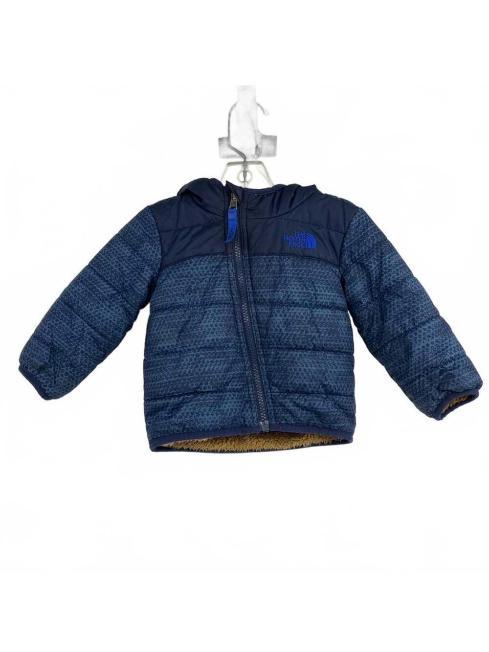 The North Face Reversible Puffer Jacket 2T Boys | Blue/Brown